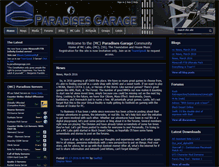 Tablet Screenshot of paradisesgarage.com